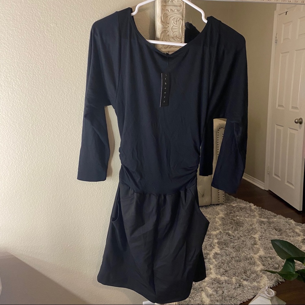 Nordstrom’s Theory black shorts romper